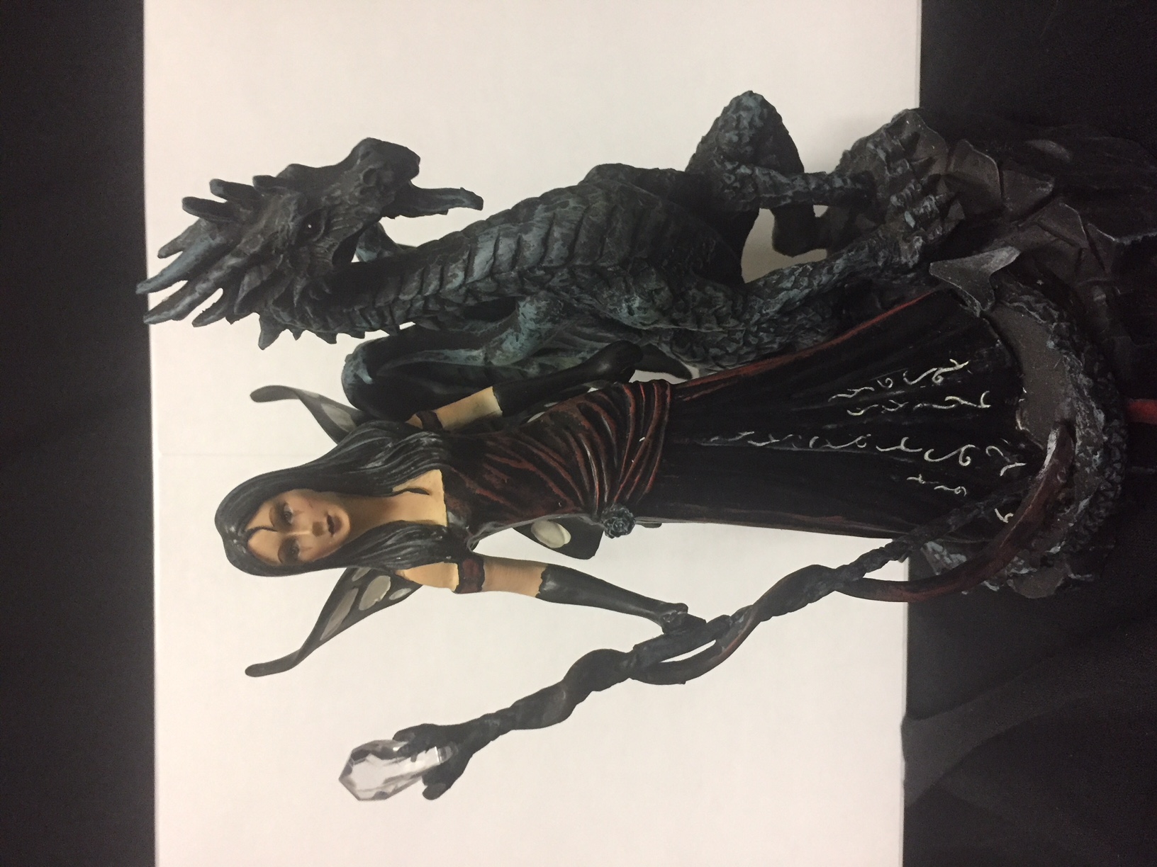 Dark Fairy with Guardian Dragon ST-24